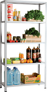 Стеллаж металлический Практик MS 185/70х30/4м