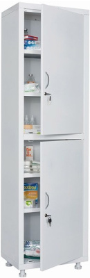 Шкаф медицинский металлический Hilfe МД 1 1760/SS